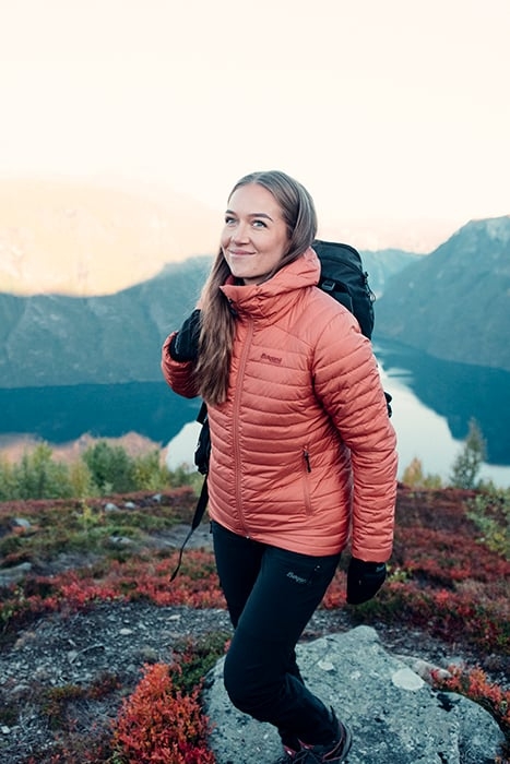 LAVA LIGHT DOWN JACKET W/HOOD TERRACOTTA 3