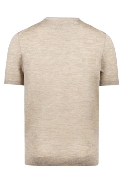 FINE MERINO T-SHIRT SAND 5