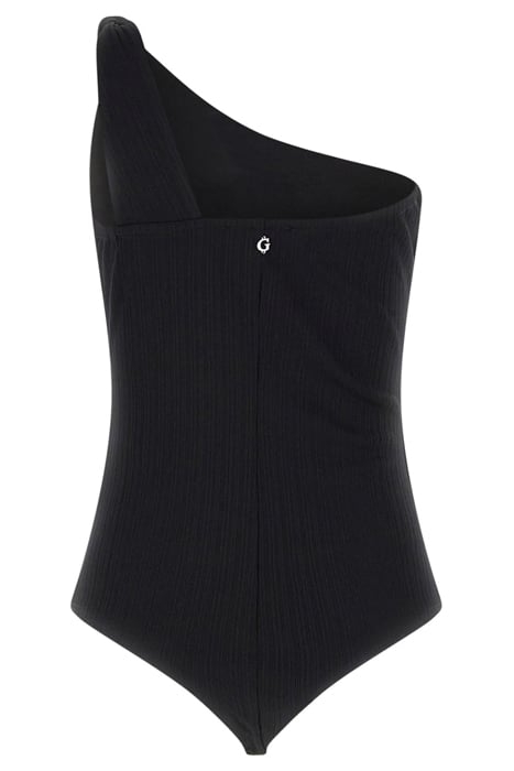 ONE SHOULDER ELENA B JET BLACK A996 2