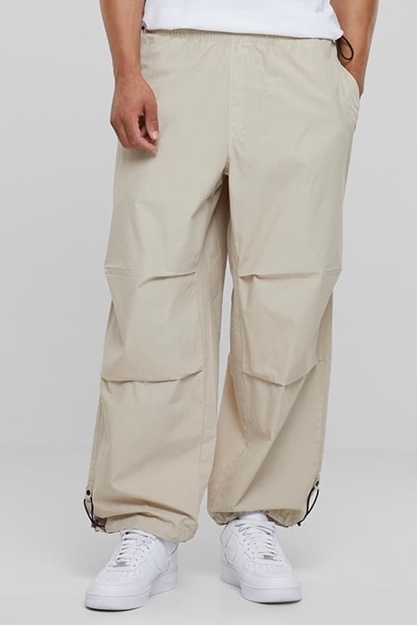 POPLINE PARACHUTE PANTS WETSAND 1