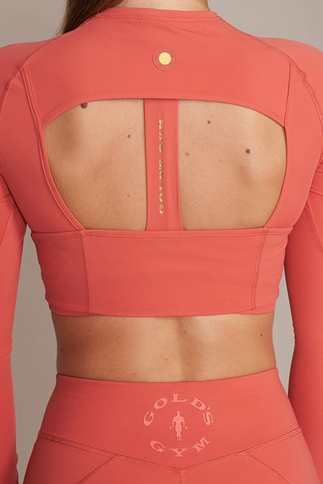 HELEN - WOMEN'S CROPPED LONGSLEEVE TOP RED 5