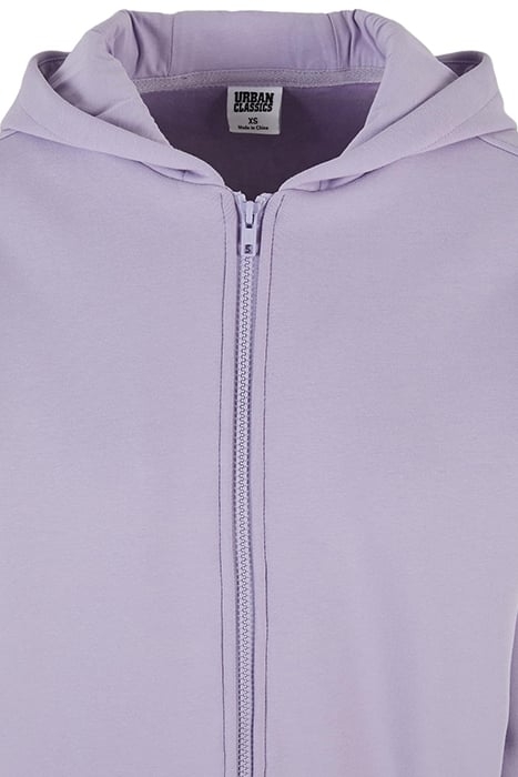 LADIES COZY SHORT ZIP HOODY DUSTYLILAC 8
