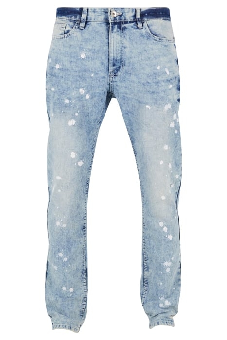 STRETCH SIGNATURE DENIM LT. SAND SPLATTER 1