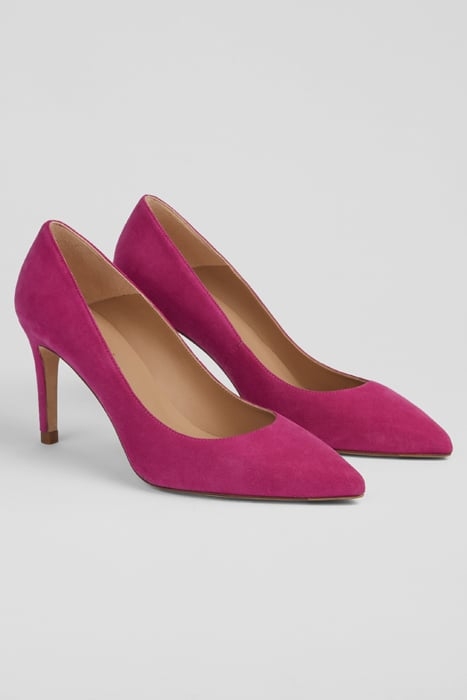 FLORET POINT COURT HEEL BURGUNDY 2