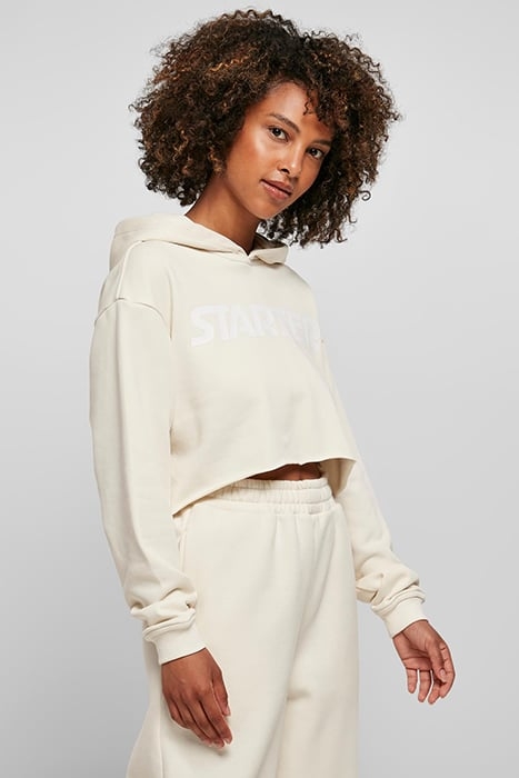 LADIES STARTER CROPPED HOODY PALEWHITE 7