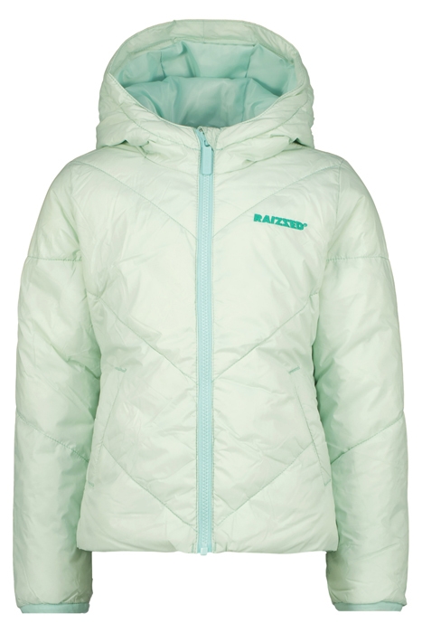 GIRLS LAYAN JACKET OUTDOOR LIGHT GREEN BLUE 1