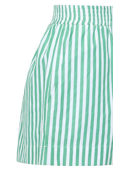 STRIPE SHIRTING SHORTS JELLYBEAN/WHITE 2
