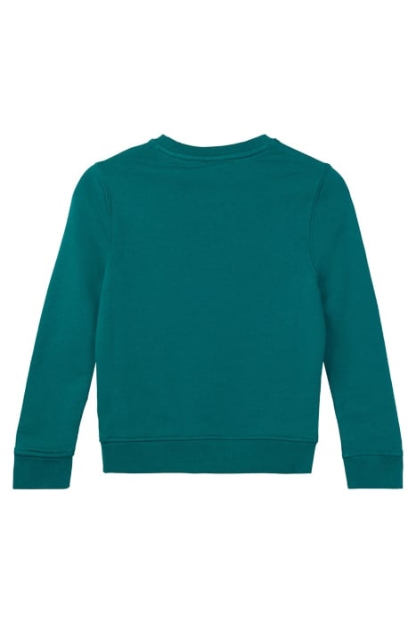 CREW NECK SWEATSHIRT COURT GREEN 2