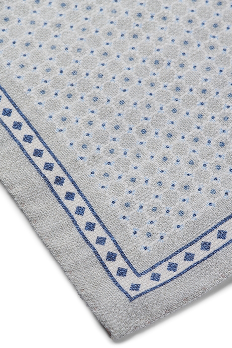 GREY GRAPHIC POCKET SQUARE 3