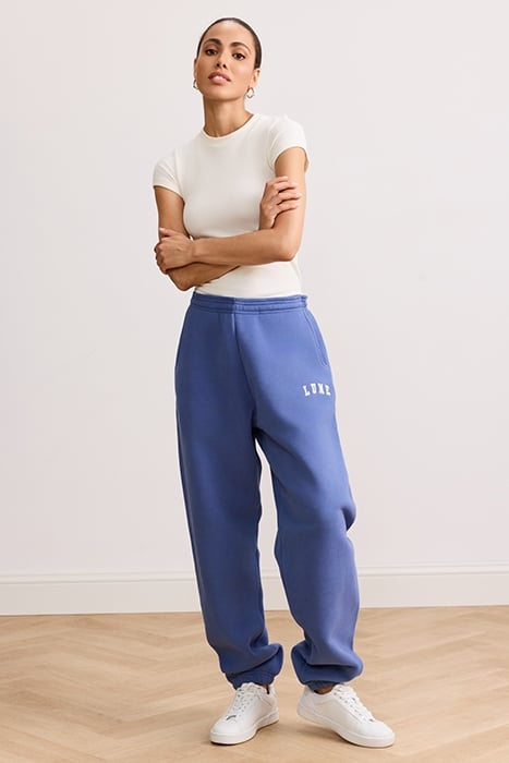 ZOE LOGO PANTS STEEL BLUE 1