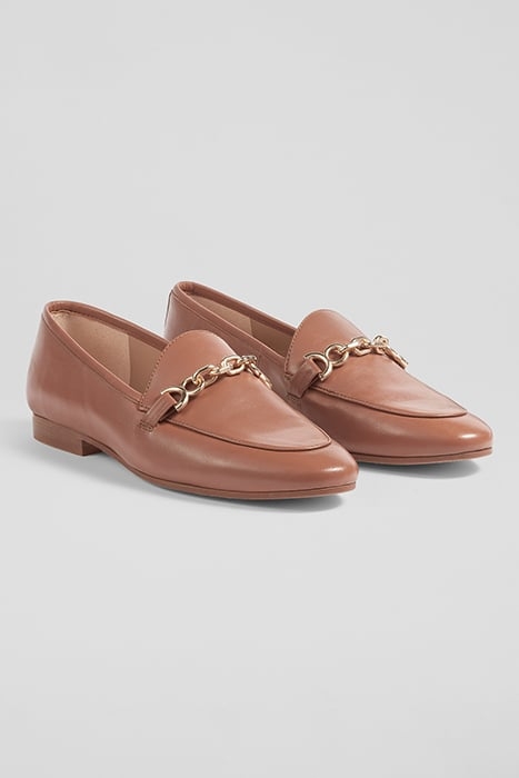 ADALYNN TRIM LOAFER TAN 2