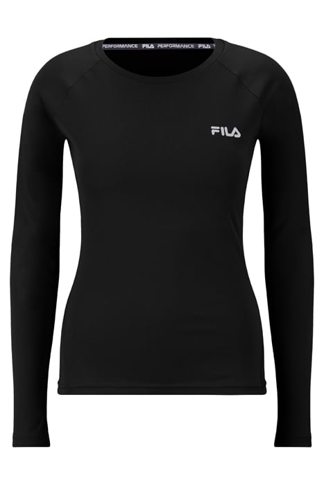 ROCIAS RUNNING SHIRT BLACK 1