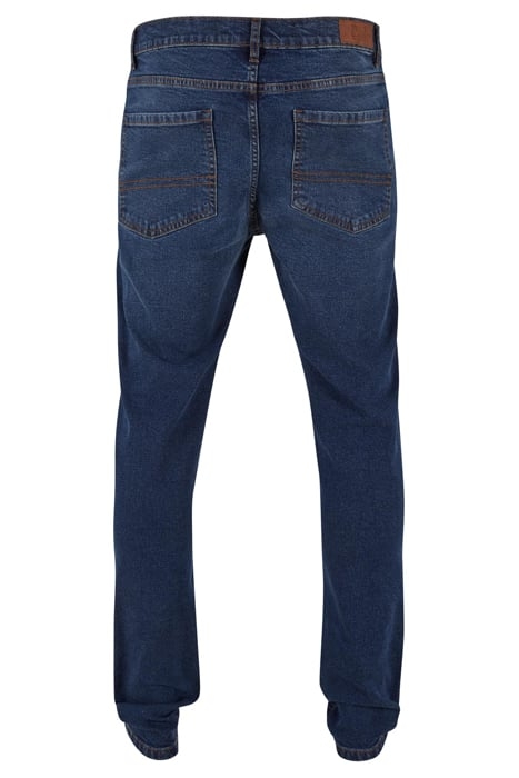 SLIM TAPERED JEANS NEW DARK BLUE WASHED 5