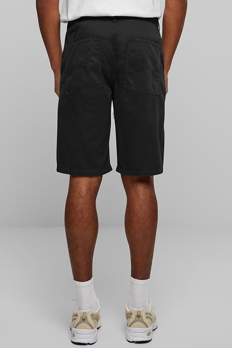 ORGANIC SKATER CHINO SHORTS BLACK 2