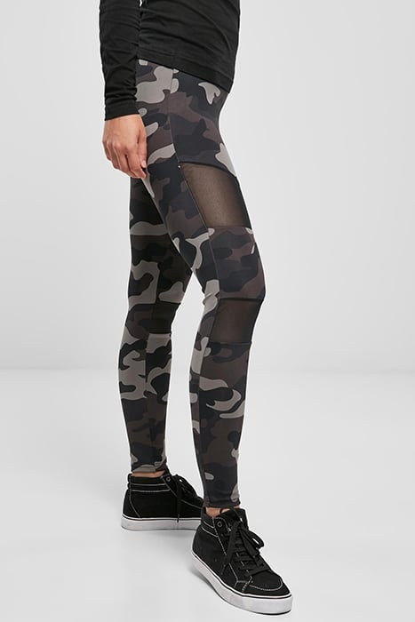 LADIES CAMO TECH MESH LEGGINGS DARKCAMO/BLK 7