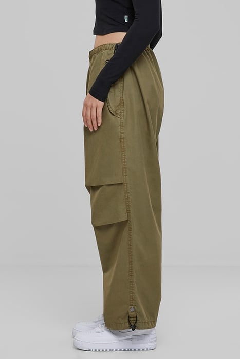 LADIES COTTON PARACHUTE PANTS TINIOLIVE 6