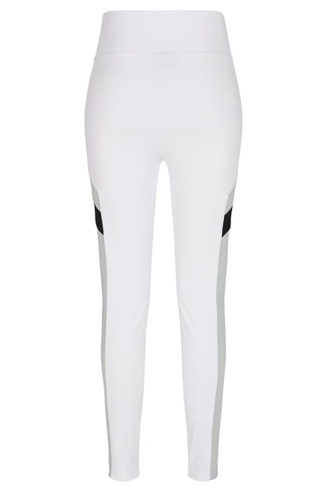 LADIES STARTER HIGHWAIST SPORTS LEGGINGS WHITE/BLACK 5