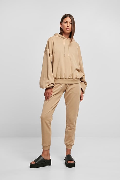 LADIES ORGANIC OVERSIZED TERRY HOODY UNIONBEIGE 3