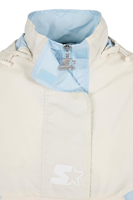 LADIES STARTER COLORBLOCK HALFZIP WINDBREAKER PALEWHITE/ICEW 8