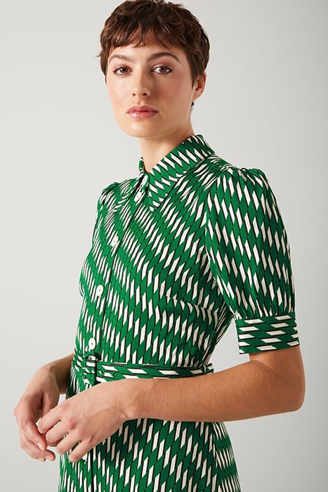 VALERIE SHIRT SHIRT DRESS GREEN 4