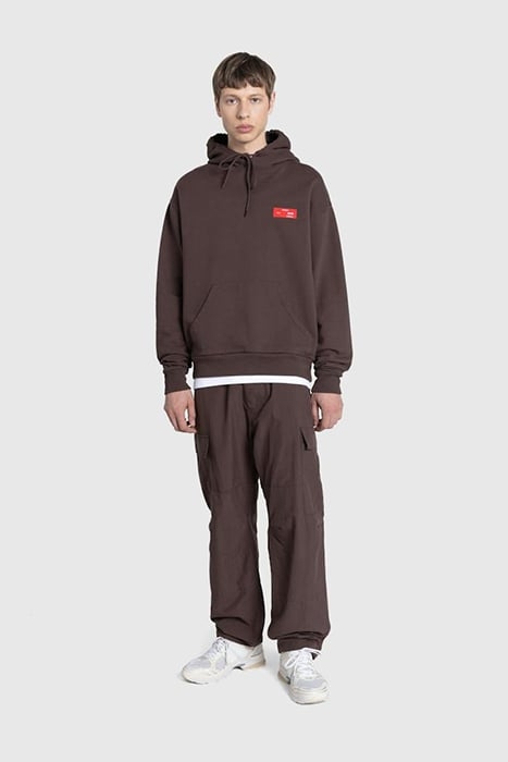 HIGHSNOBIETY – NOT IN MILAN HOODIE BROWN 2