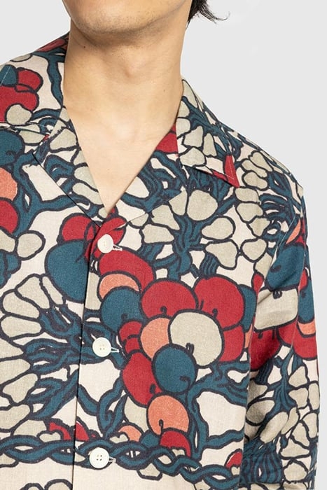 BODE – GARDEN LATTICE LONG-SLEEVE SHIRT ECRU/MULTI 4