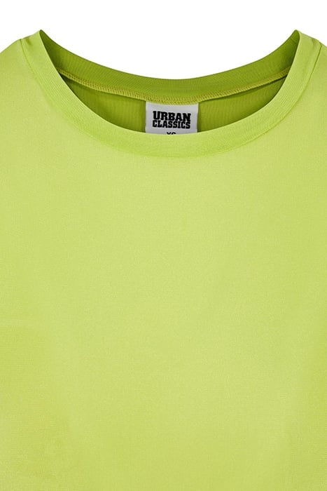 LADIES SHORT MESH TEE FROZENYELLOW 7