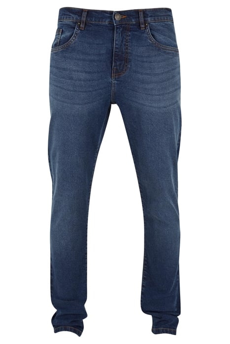 SLIM TAPERED JEANS NEW DARK BLUE WASHED 4