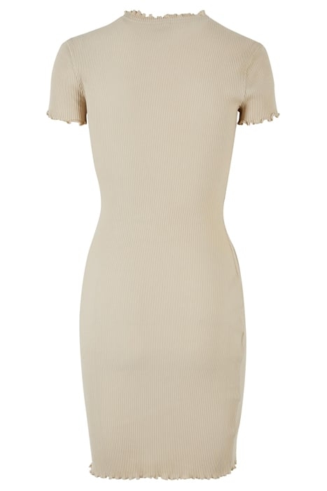 LADIES RIB TEE DRESS SOFTSEAGRASS 5