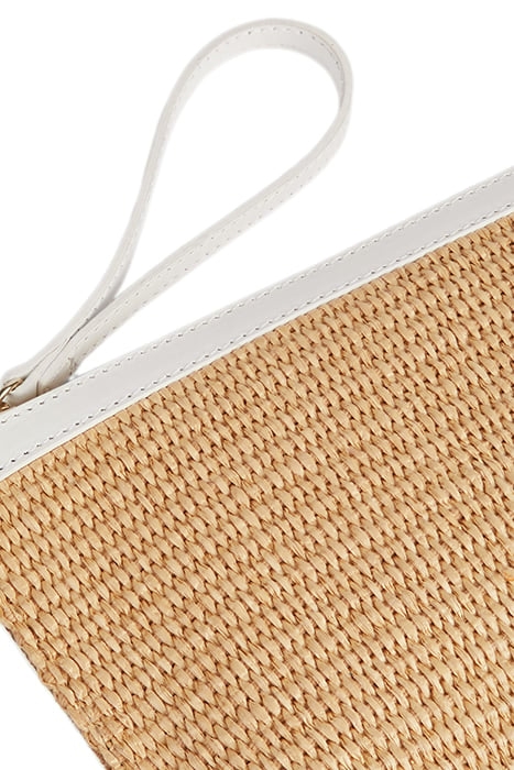 POPPY RAFFIA CLUTCH BAG NATURAL 5