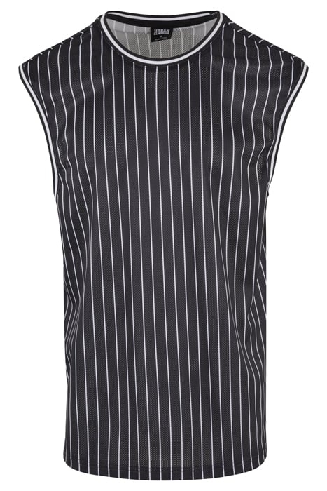STRIPED MESH TANKTOP BLACK/WHITE 4