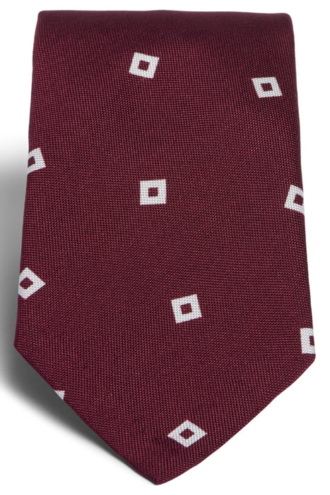 DARK RED GRAPHIC GRAPHIC TIE 2
