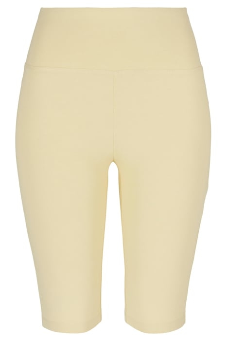 LADIES ORGANIC STRETCH JERSEY CYCLE SHORTS SOFTYELLOW 4