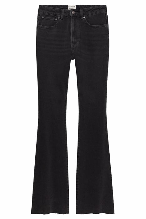 FLARE FIT JEANS WASHED BLACK 4