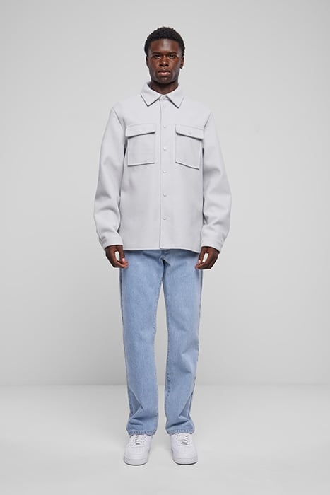 PLAIN OVERSHIRT LIGHTASPHALT 3