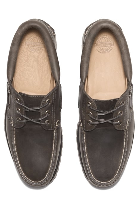 TIMBERLAND AUTHENTIC BOAT SHOE MEDIUM GREY FULL GRAIN 3