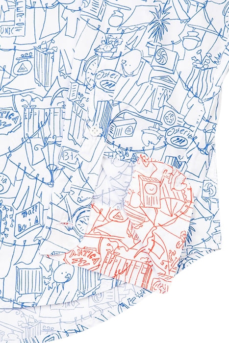 MENS LS TAILORED FIT SHIRT BLUE 6