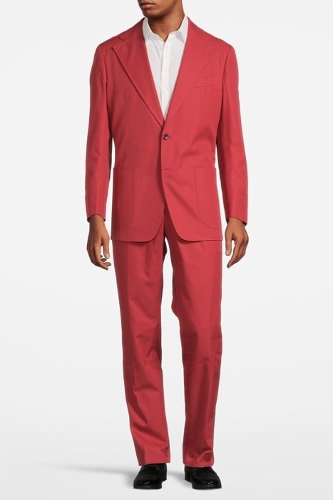 RED TAILORED FIT HAVANA SUIT 1