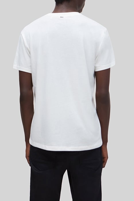 WHITE ORGANIC COTTON T-SHIRT, BOB MARLEY IMAGE 2