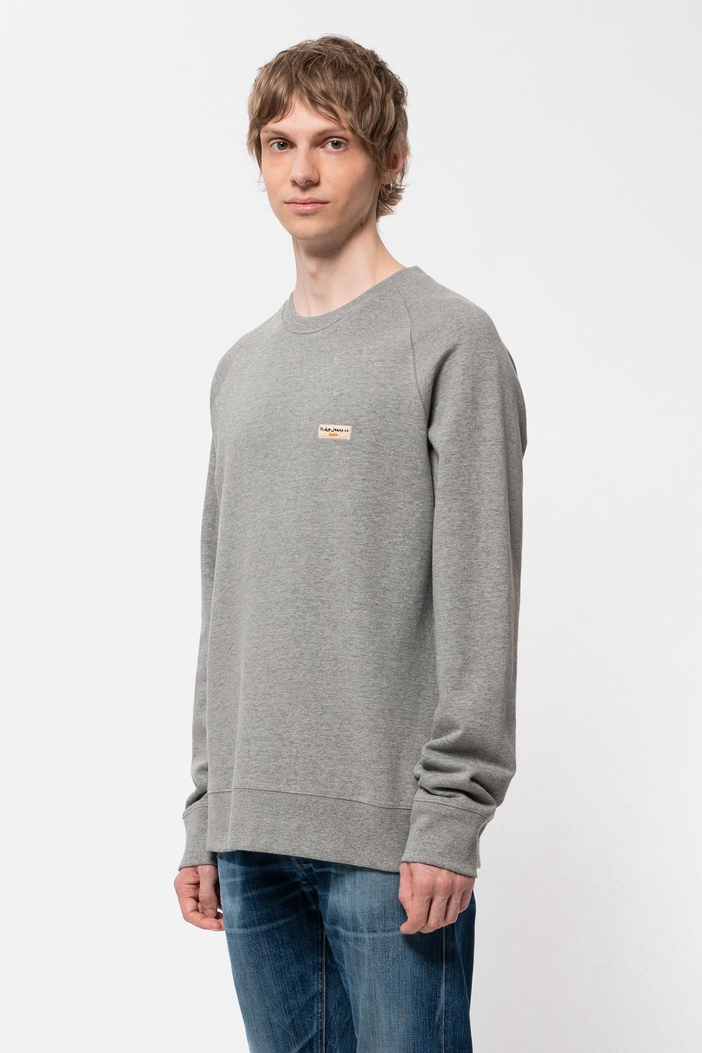 SAMUEL LOGO SWEATSHIRT GREYMALANGE 1