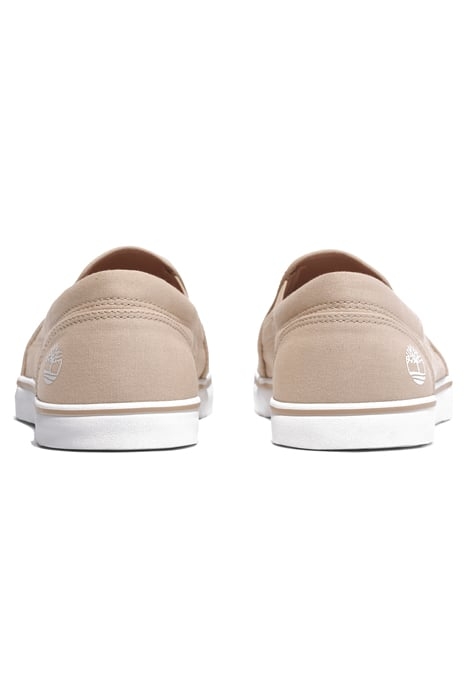 SKAPE PARK LOW SLIP ON SNEAKER LIGHT BEIGE CANVAS 4
