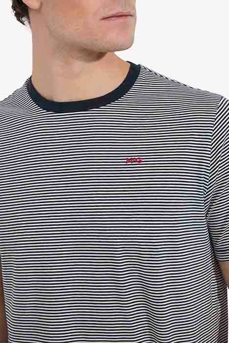 STRIPE T-SHIRT NAVY 6