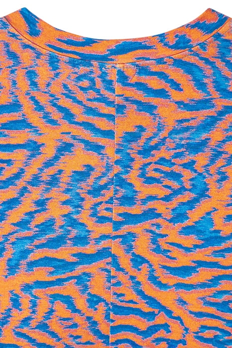 WOMENS PRINTED DRESS ORANGE 5