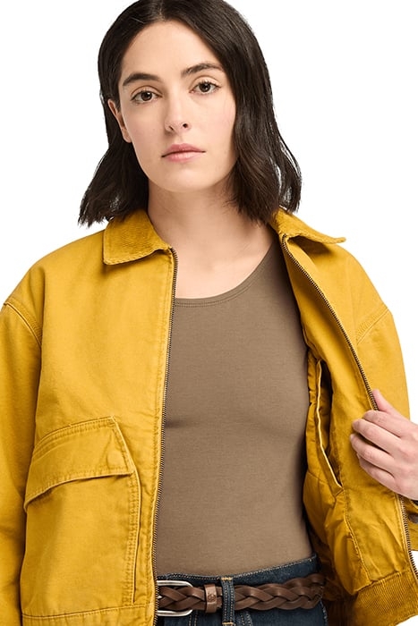 STRAFFORD QUILTED WASHED CANVAS JACKET CHAI TEA 6