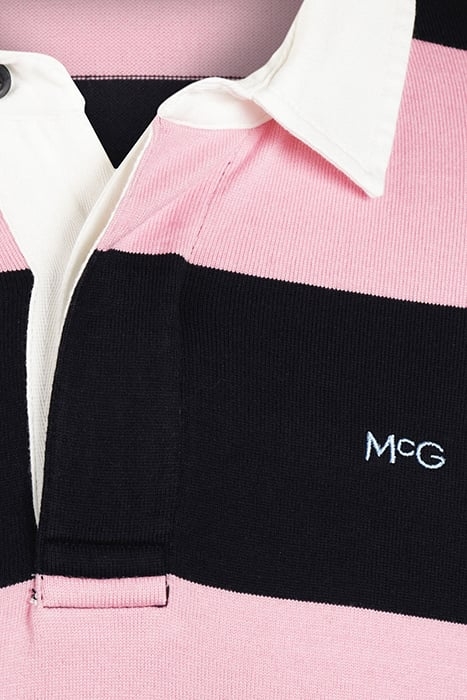 RUGBY 2 STRIPE LIGHT PINK 3