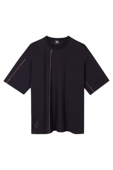 MENS NAVY TSHIRT WITH CONTRAST PIPING VERY DARK NAVY 1