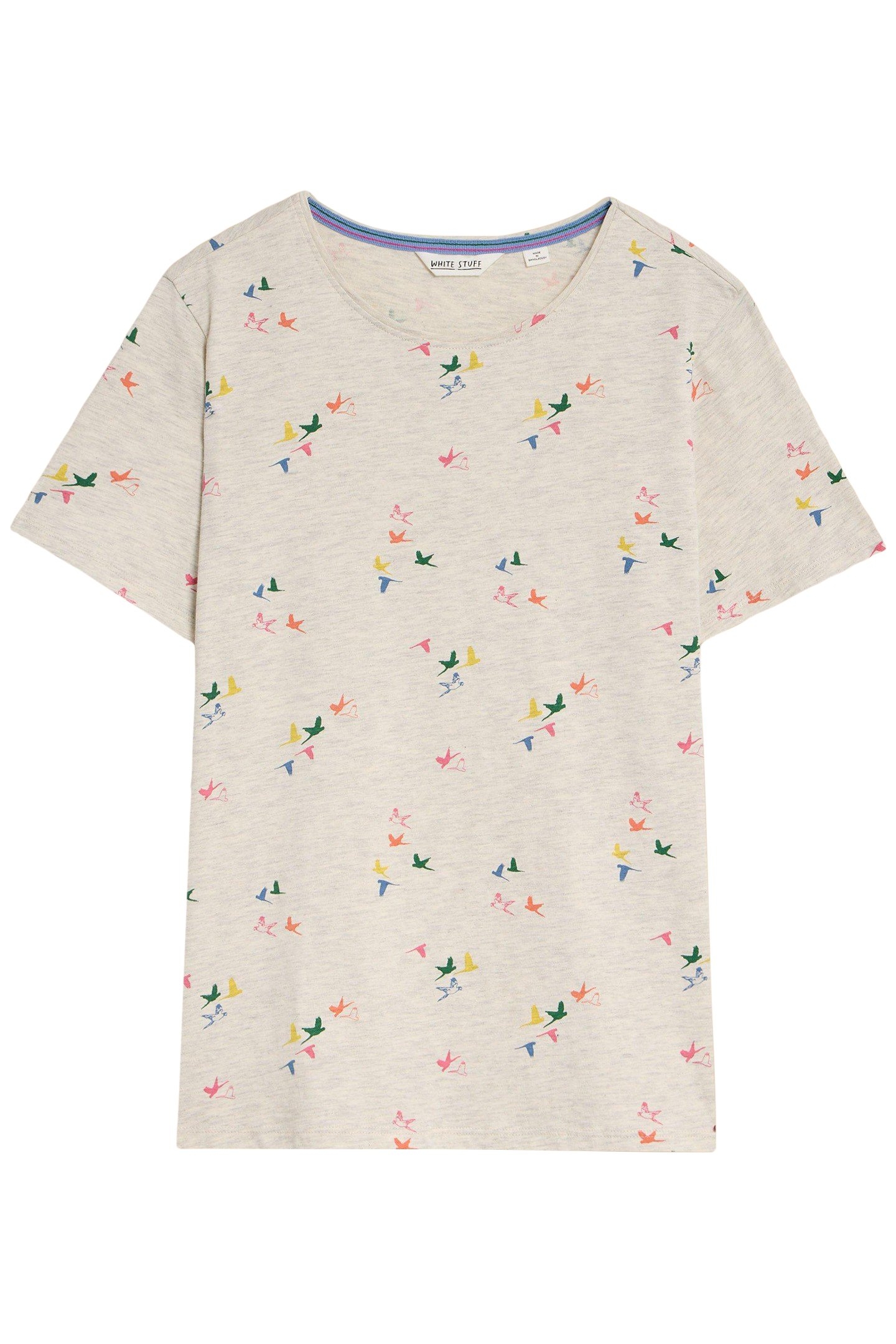 ABBIE PRINT TEE NATURAL PRINT 3