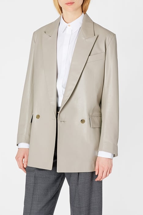 WOMENS LEATHER JACKET PARCHMENT 1