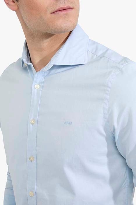 SATIN TWILL SHIRT LIGHT BLUE 6