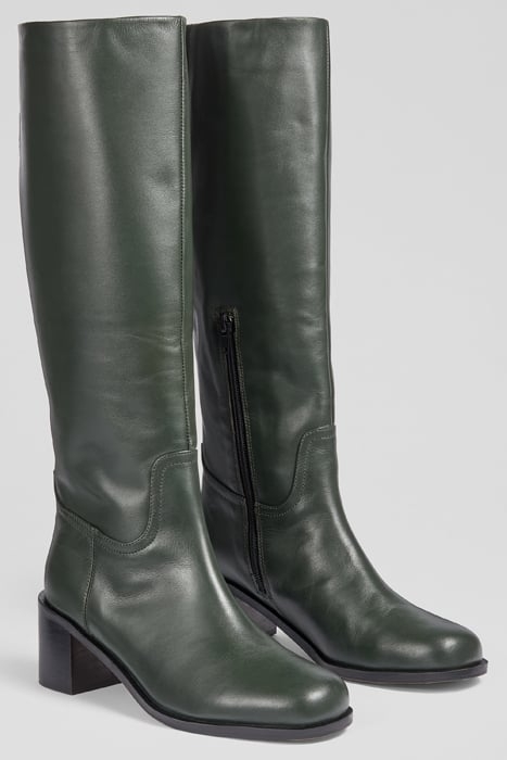 CLAUDE ROUNDED BOOTS KHAKI 4